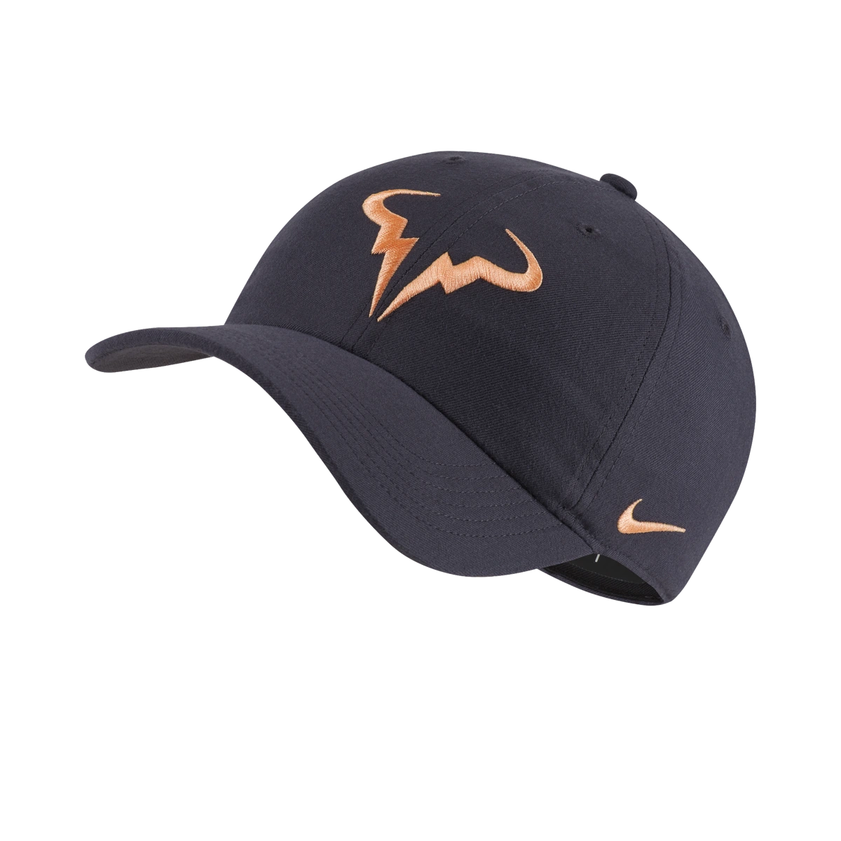 Nike AeroBill Rafa Heritage86 hat in Gridiron w/Orange Pulse [850666-017] from the Spring 2020 tennis collection